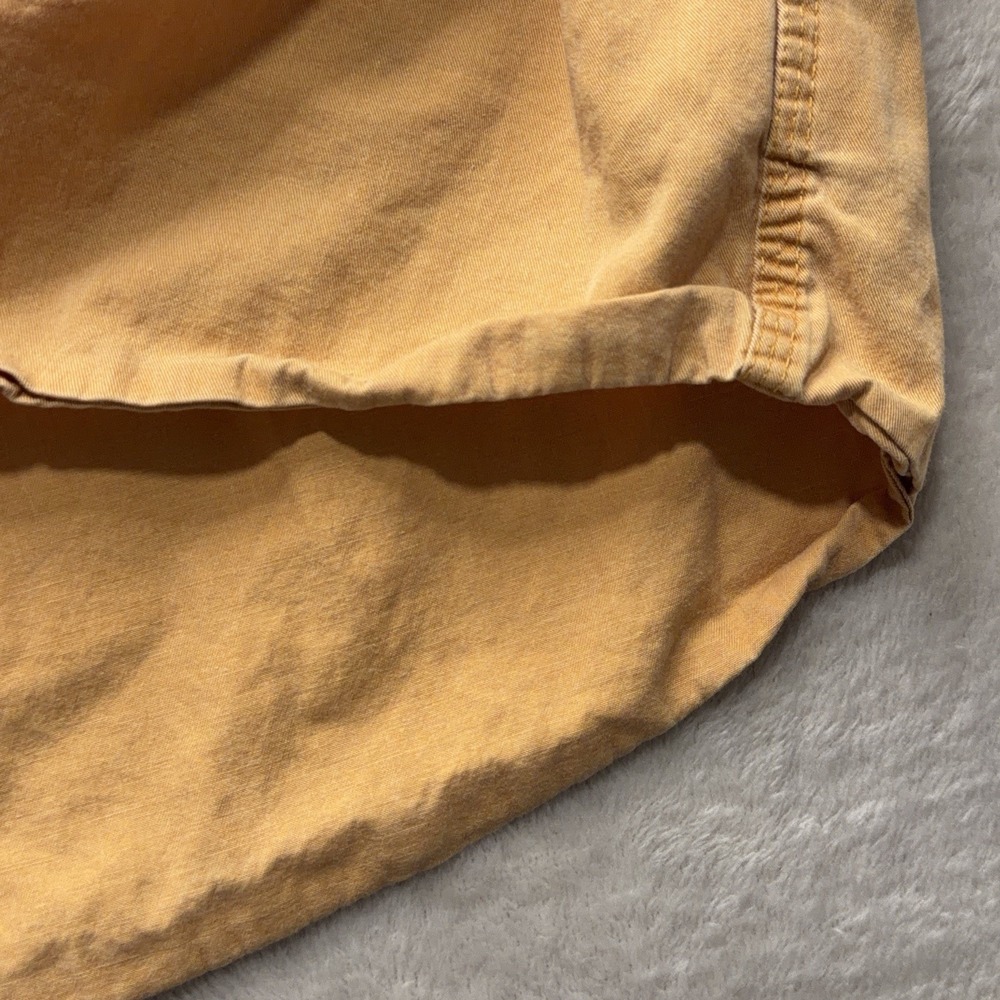 RedHead Men's XL Faded Yellow Short Sleeve Button Down Shirt Outdoors Utility - Picture 5 of 14